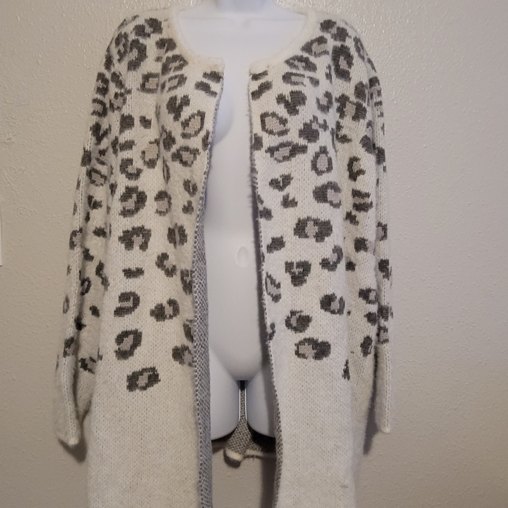 Super Soft Leopard Print Sweater 2X/3X